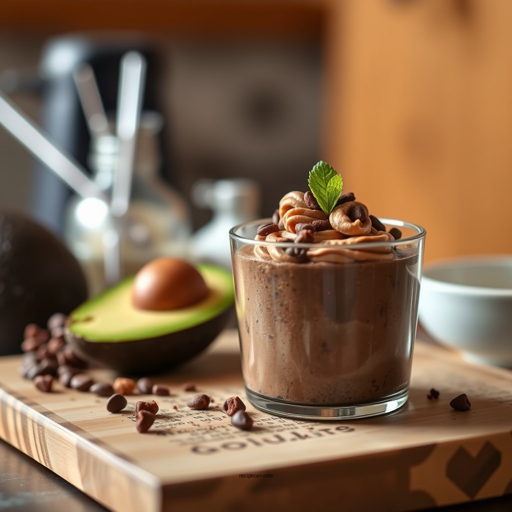Ingredients You'll Need - chocolate and avocado mousse recipe