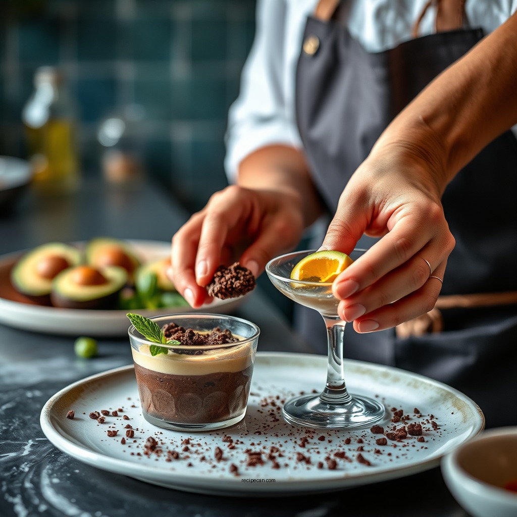 Preparation Steps - chocolate and avocado mousse recipe