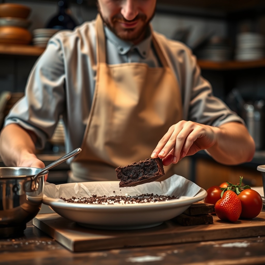 Step-by-Step Preparation - chocolate brownie recipe from scratch