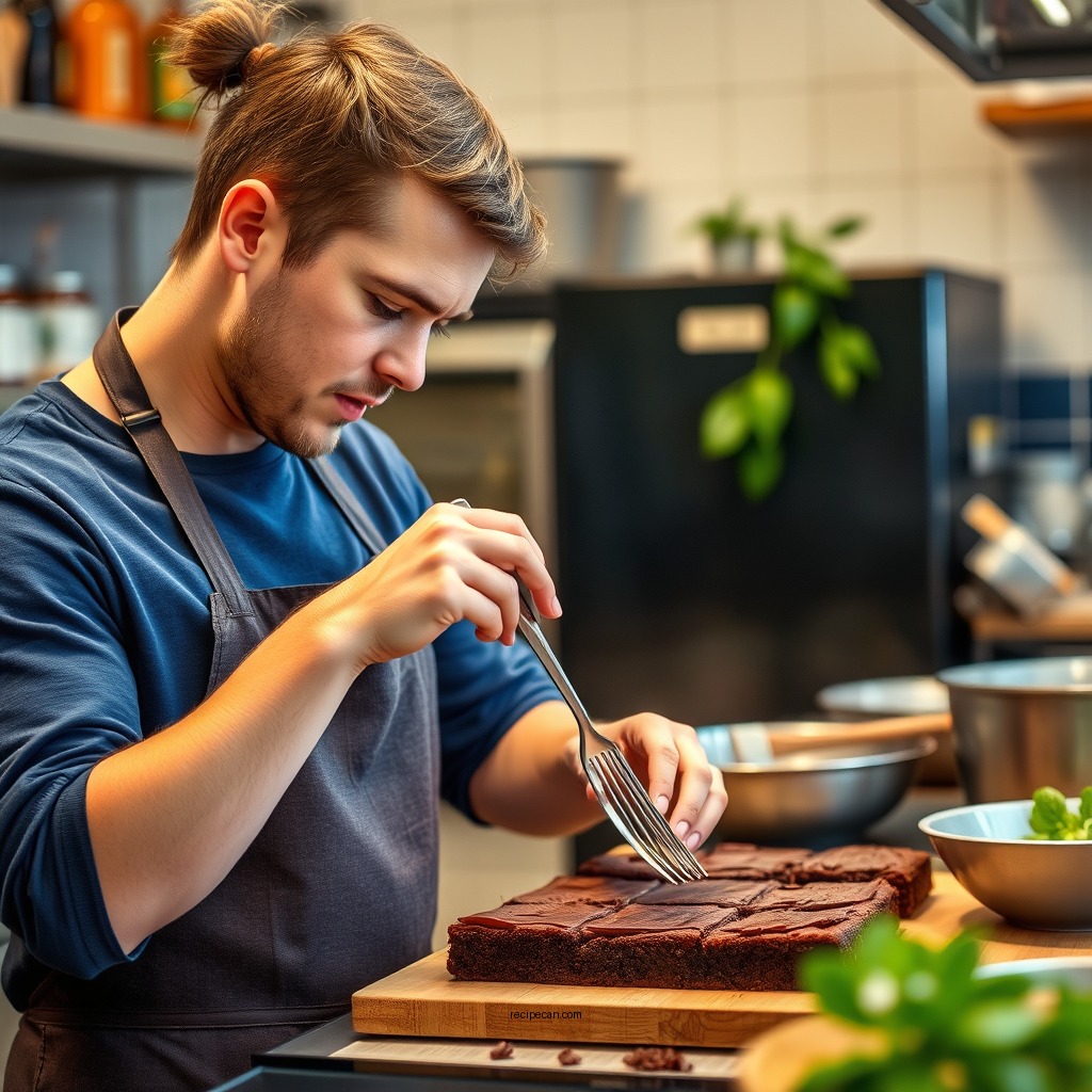 Step-by-Step Instructions - chocolate brownies recipe