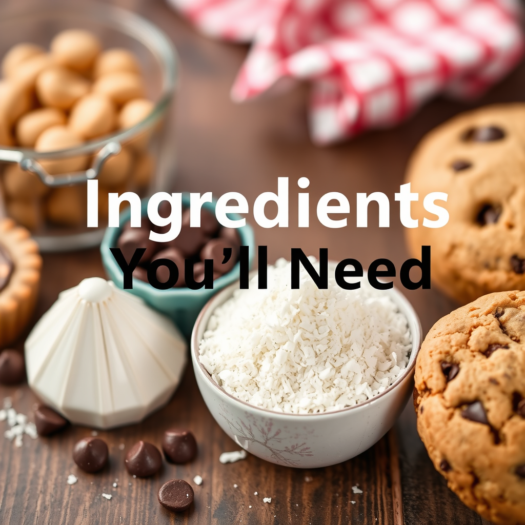 Ingredients You'll Need - chocolate chip cookie bars recipe