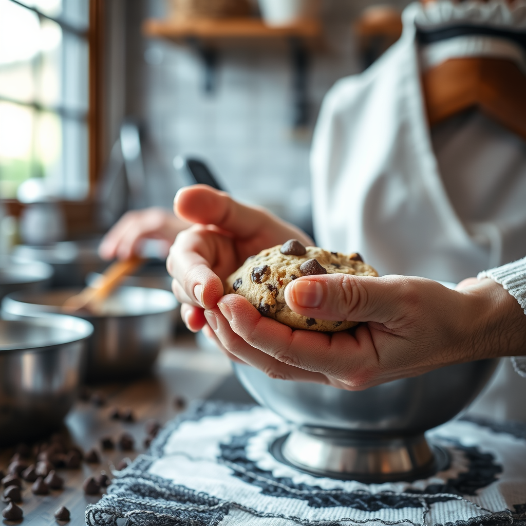 Preparing the Dough - chocolate chip cookie recipe easy