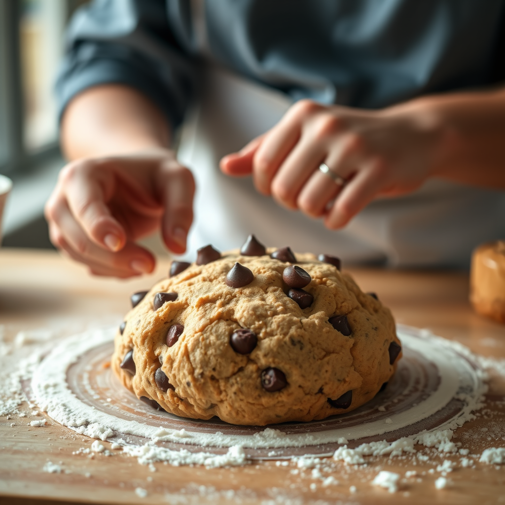Preparing the Dough - chocolate chip cookie recipe simple