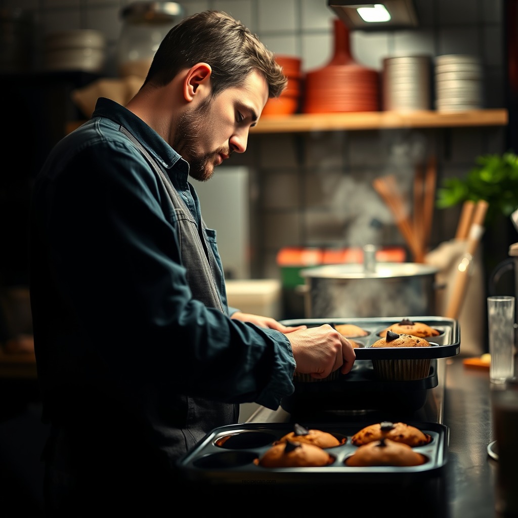 Preparation Steps - chocolate chip muffin recipe