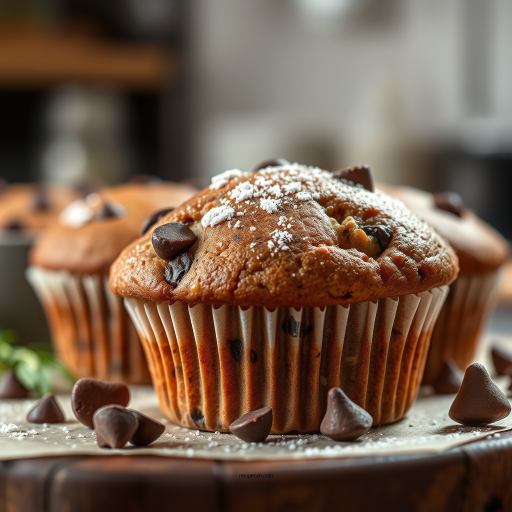 Baking Instructions - chocolate chip muffins recipe