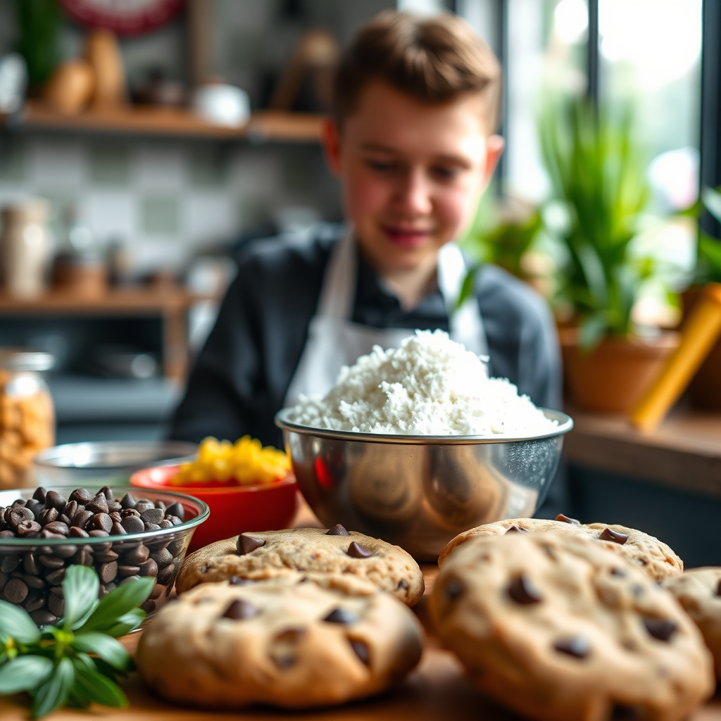 Gather Your Ingredients - chocolate chips cookies recipe
