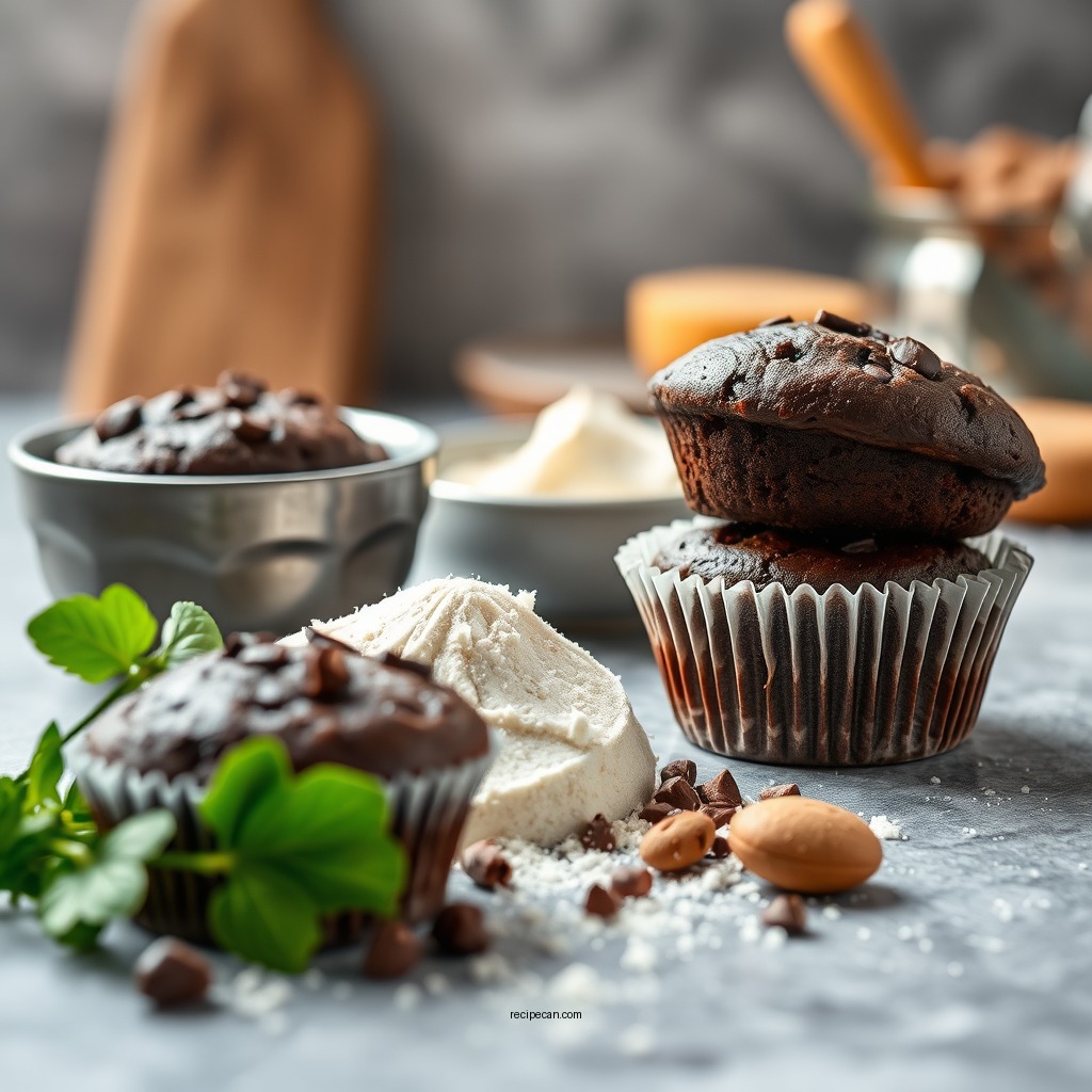 Ingredients You'll Need - chocolate chocolate muffin recipe