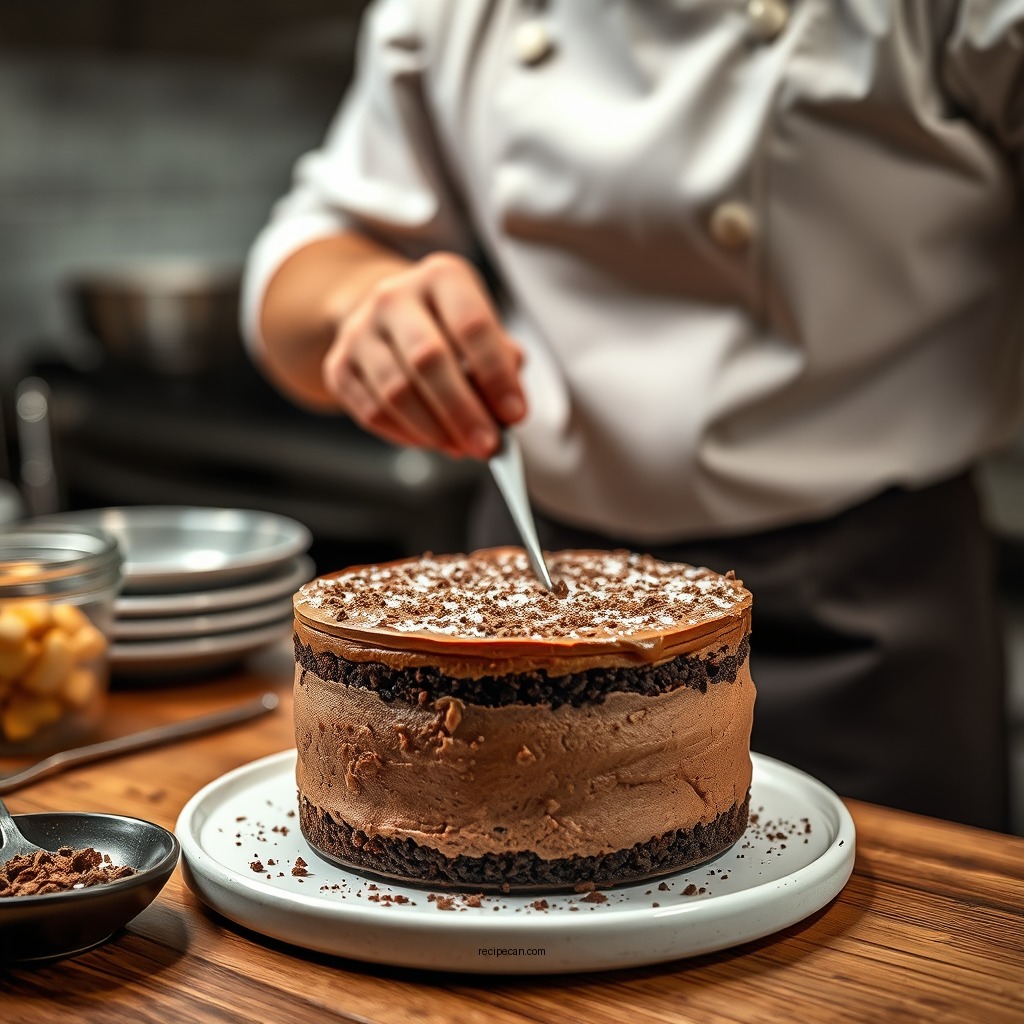 Preparation Steps - chocolate mousse cake recipe easy