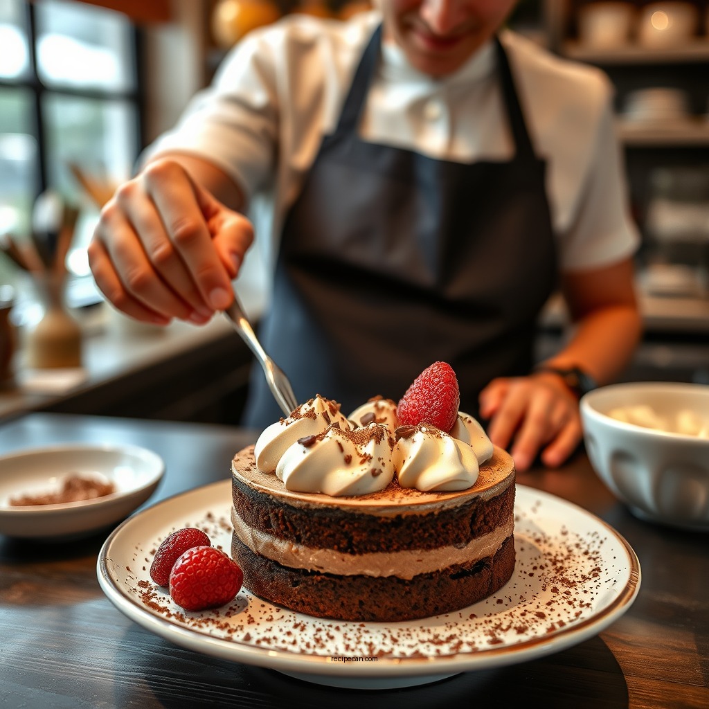 Step-by-Step Instructions - chocolate mousse cake recipe