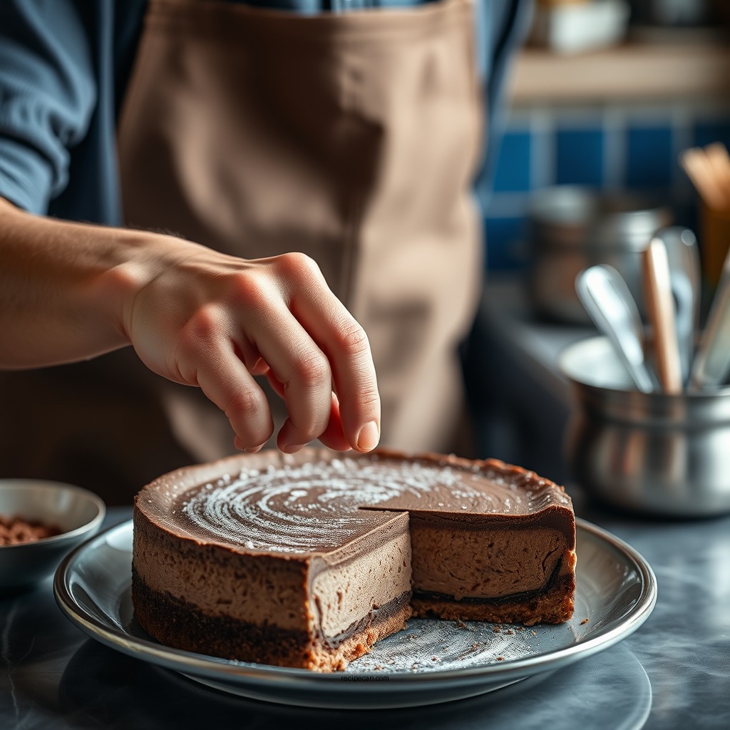 Step-by-Step Instructions - chocolate mousse cheesecake recipe