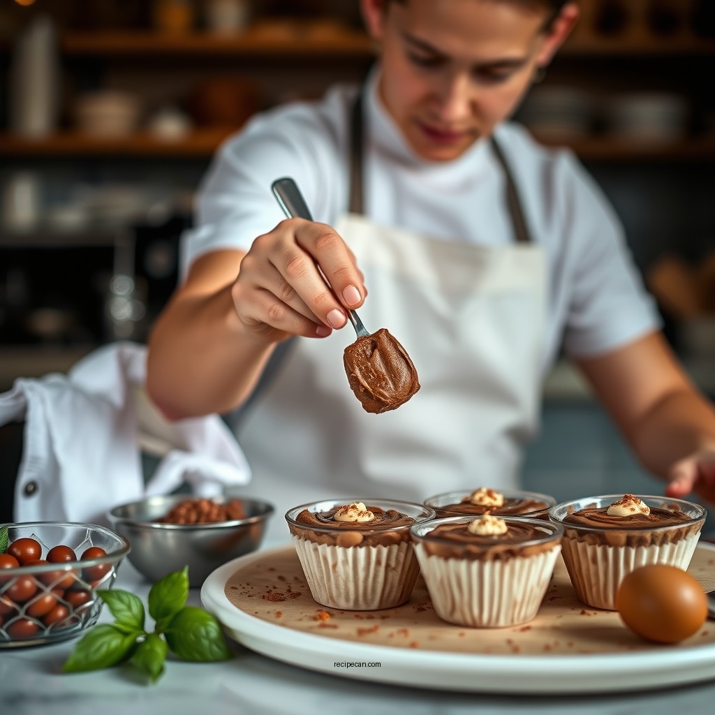 Preparation Steps - chocolate mousse filling recipe