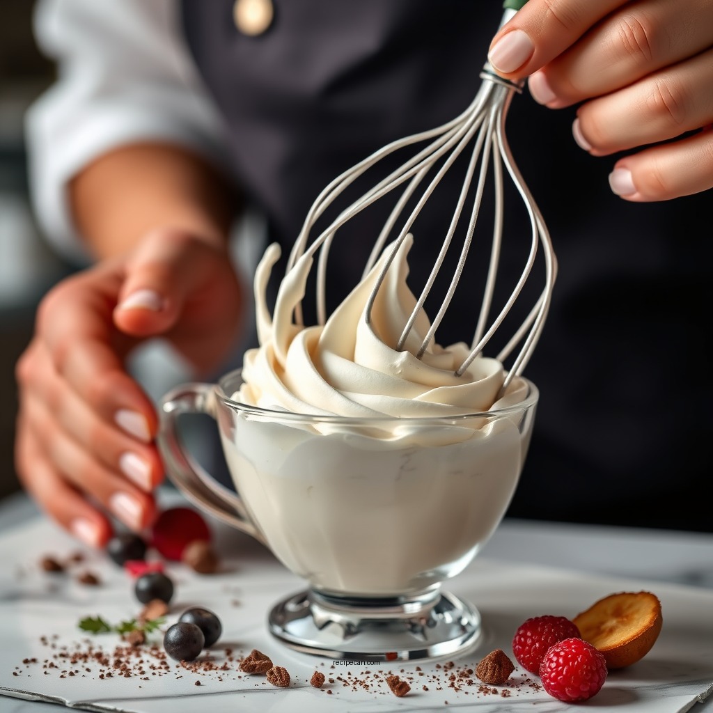Whipping the Cream - chocolate mousse filling recipe
