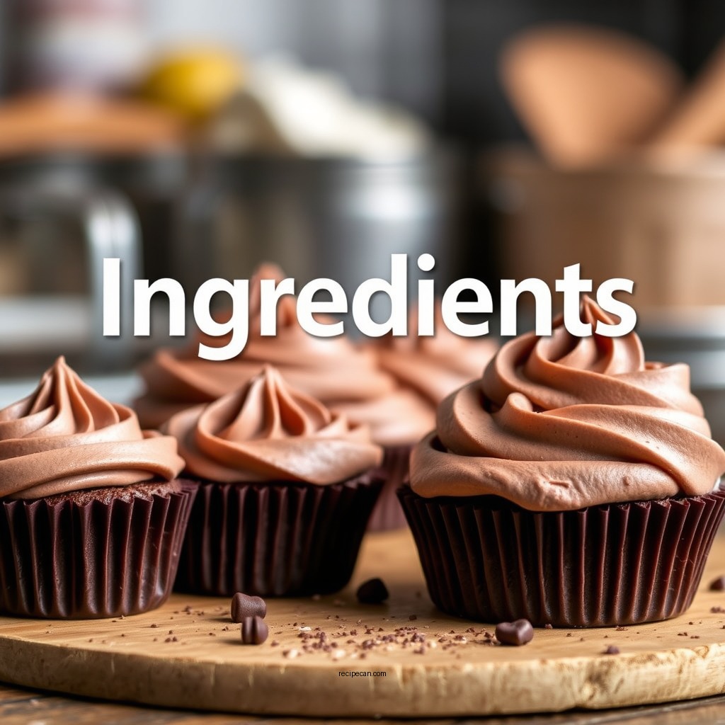 Ingredients Needed - chocolate mousse frosting recipe