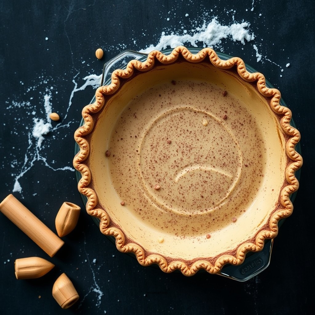 Preparing the Pie Crust - chocolate mousse pie recipe