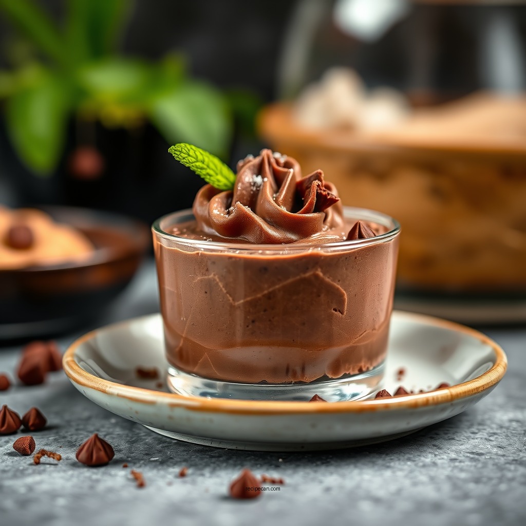 Combining Ingredients - chocolate mousse pudding recipe