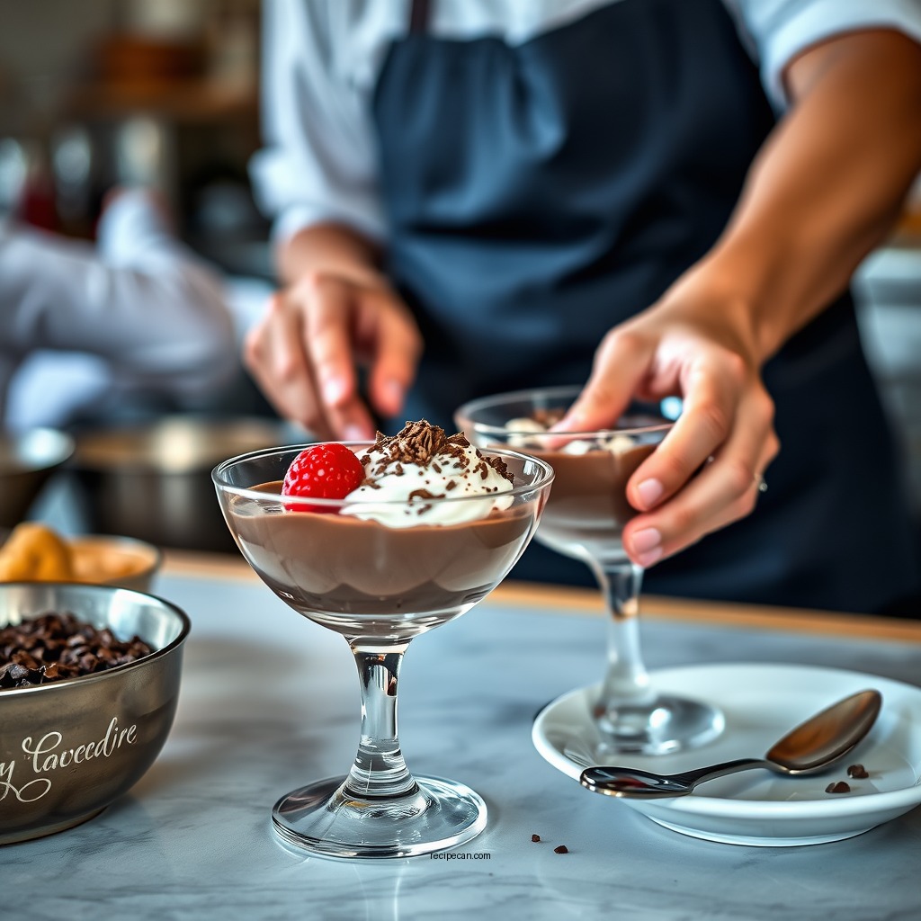 Preparation Steps - chocolate mousse pudding recipe