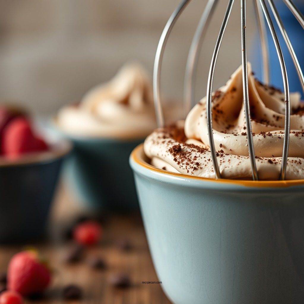 Whipping the Cream - chocolate mousse recipe