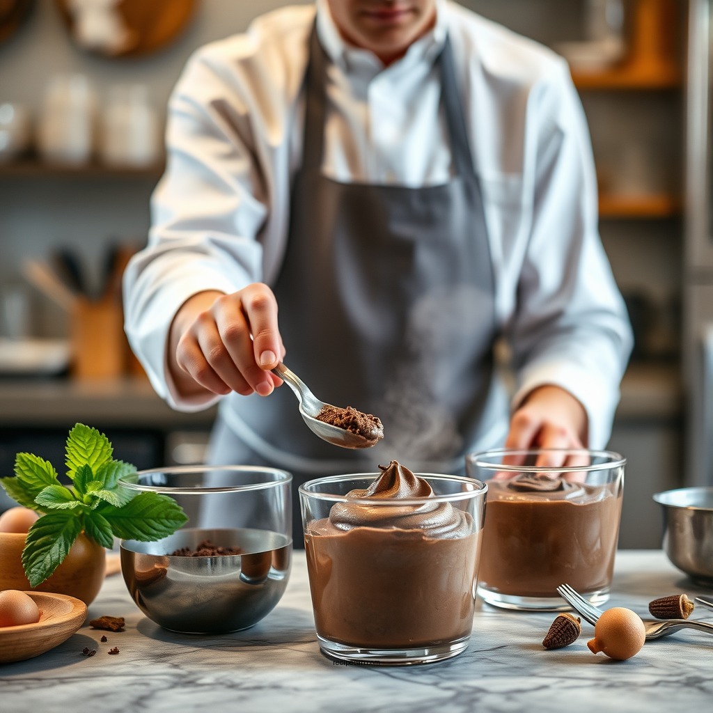 Step-by-Step Preparation Guide - chocolate mousse recipe without eggs