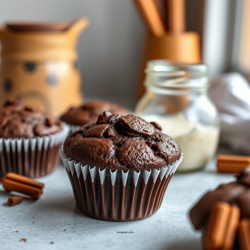 Ingredients You'll Need - chocolate muffin recipe