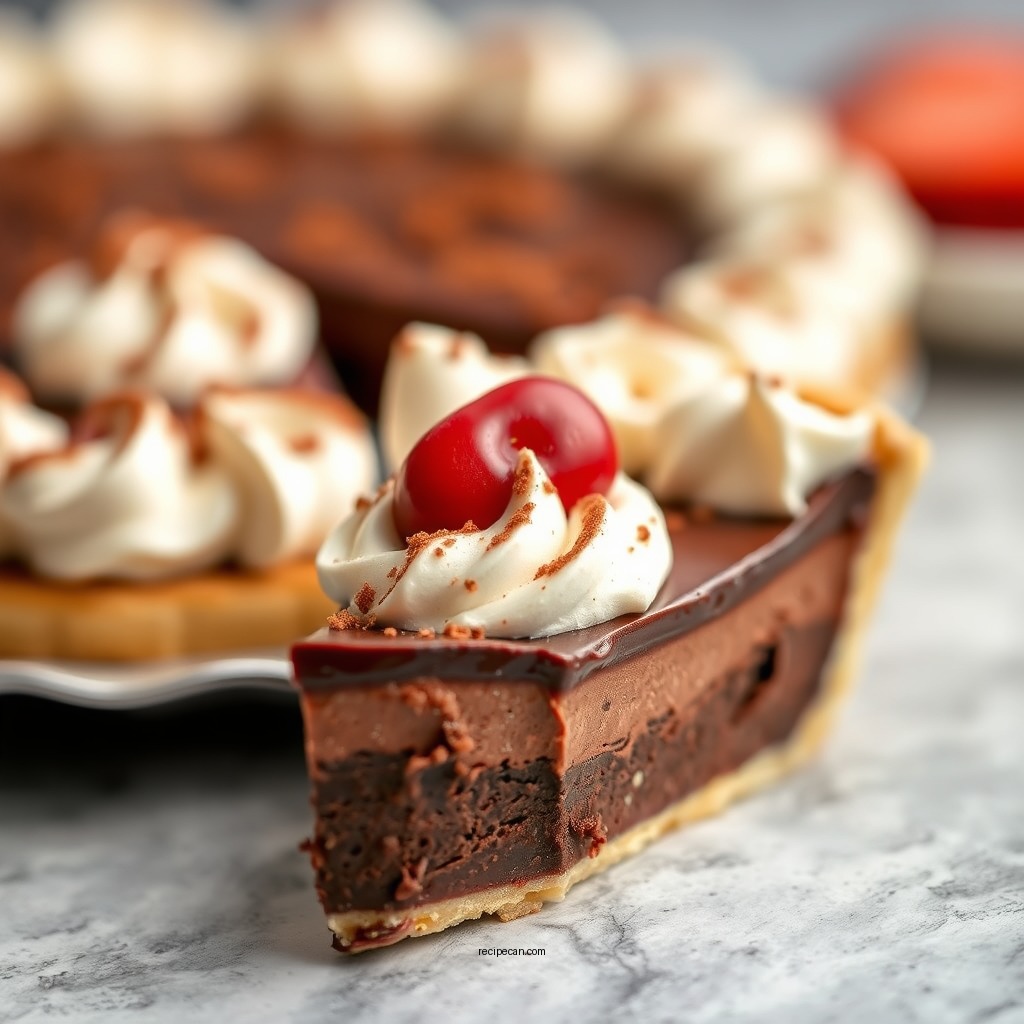 Chocolate Ganache Pie - chocolate pie recipes
