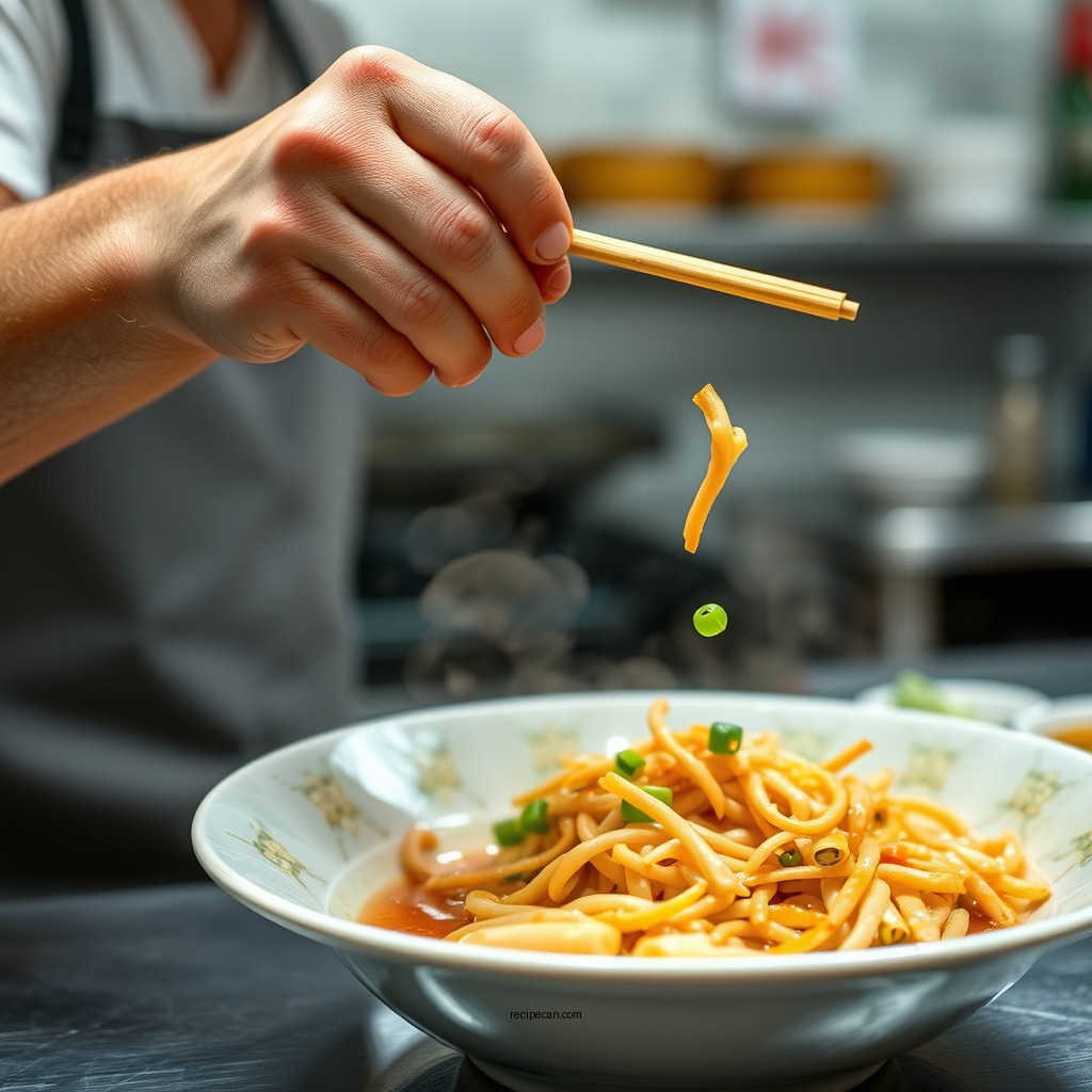 Step-by-Step Preparation - chow mein sauce recipe