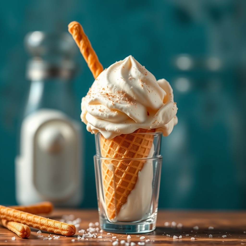 Crafting the Ice Cream Base - churro ice cream recipe