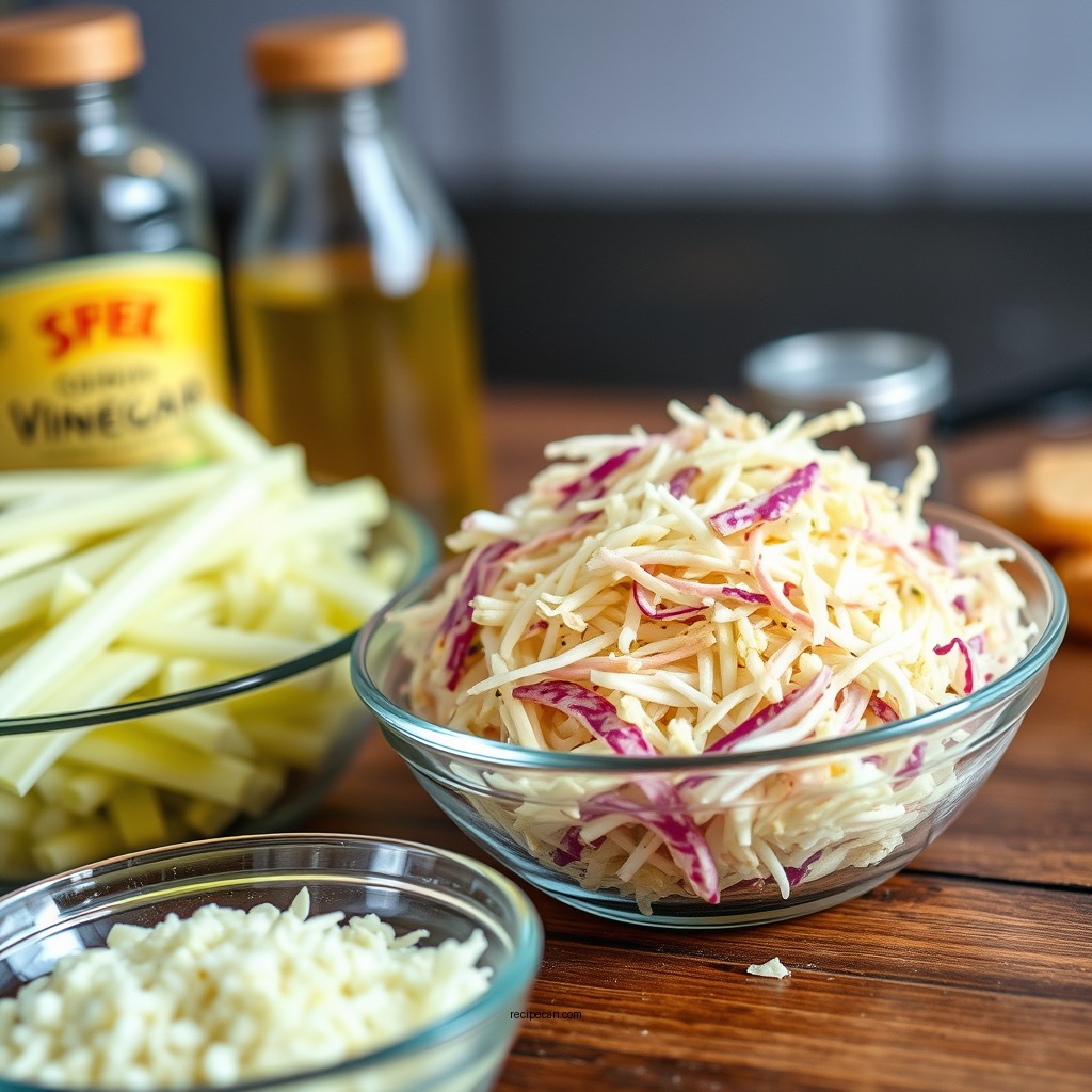 Ingredients You'll Need - cider vinegar coleslaw recipe