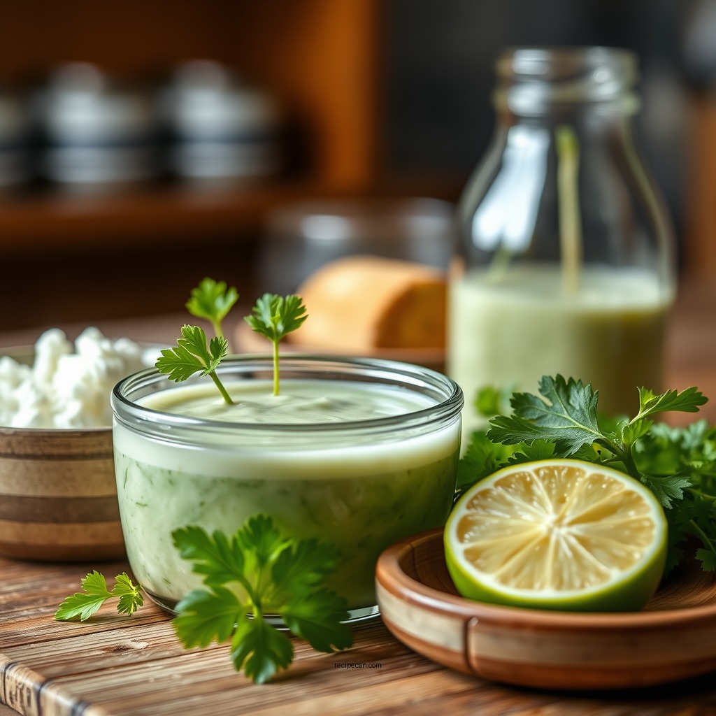 Ingredients You'll Need - cilantro lime sauce recipe
