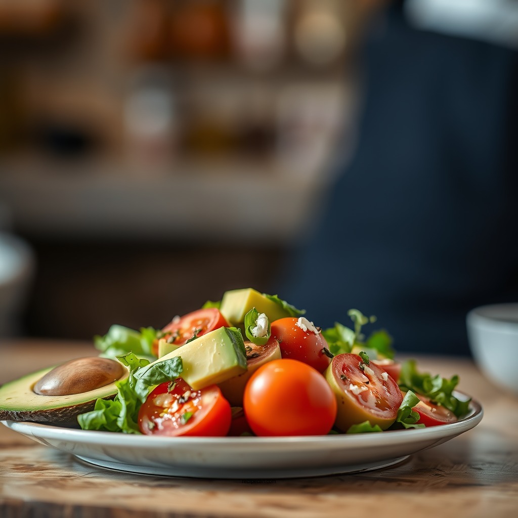 Avocado and Tomato Salad - cinco de mayo salad recipes