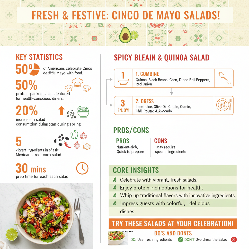 cinco de mayo salad recipes - Data Infographic and Statistics