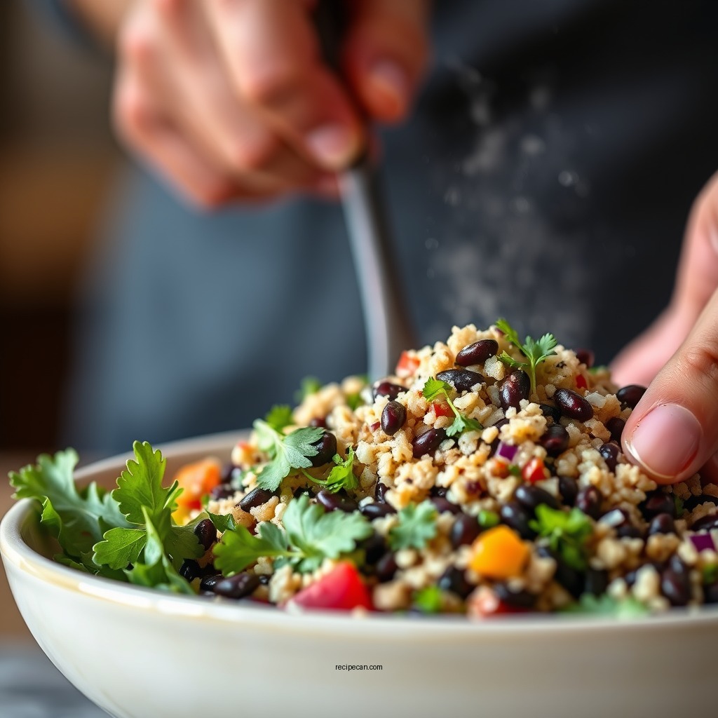 Spicy Black Bean and Quinoa Salad - cinco de mayo salad recipes
