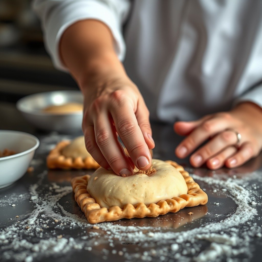 Preparing the Dough - cinnamon brown sugar pop tart recipe