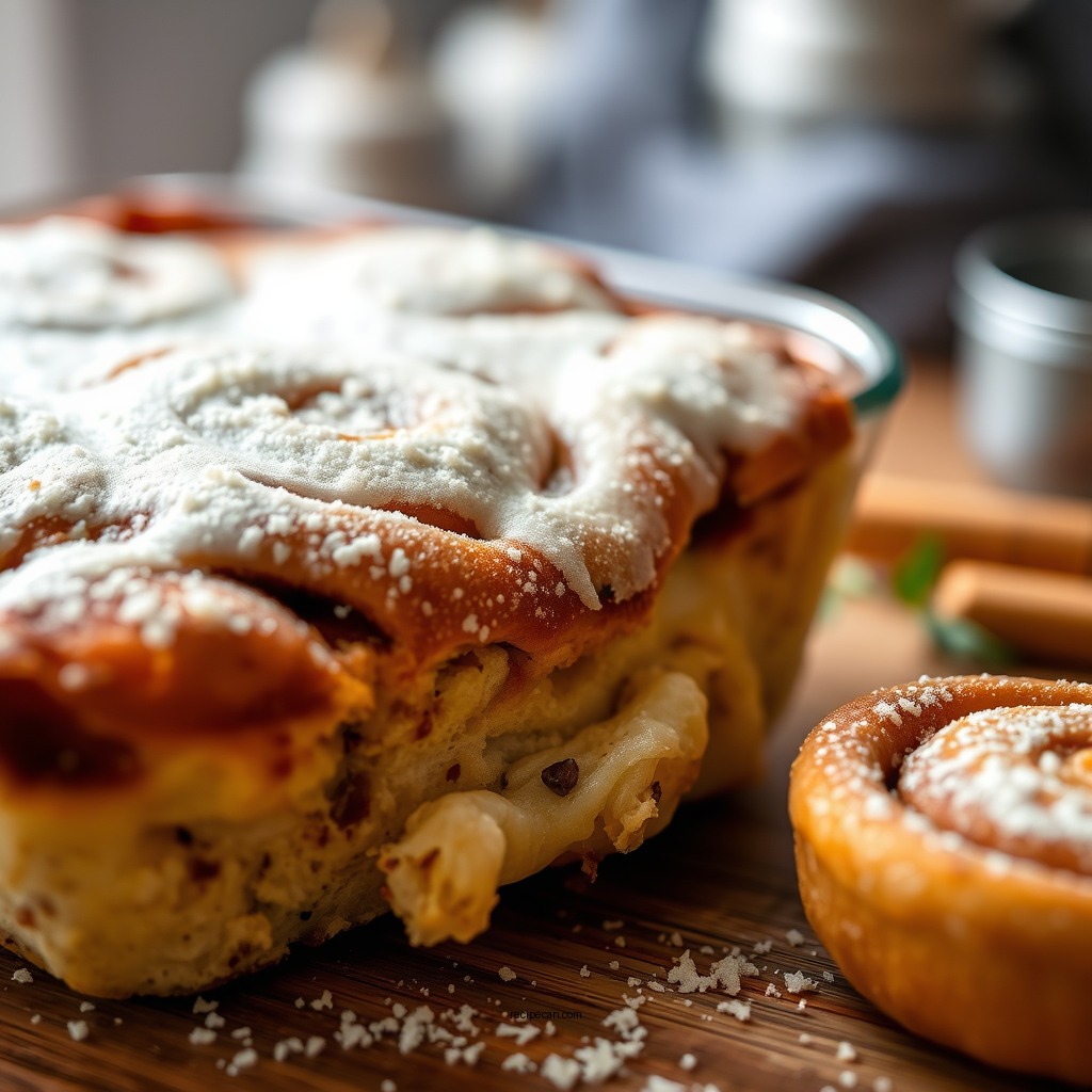 Baking Instructions - cinnamon roll casserole recipe