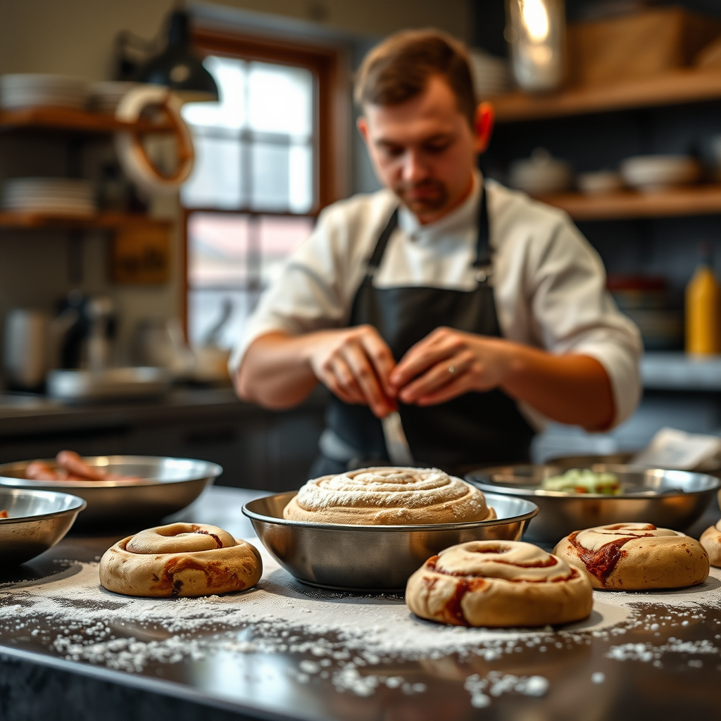 Step-by-Step Preparation - cinnamon roll cookie recipe