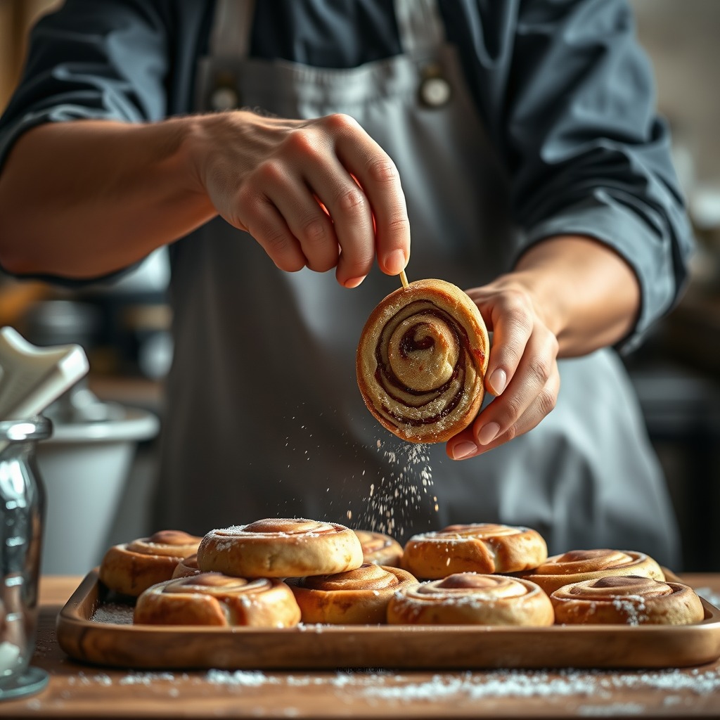 Step-by-Step Preparation - cinnamon roll cookies recipe