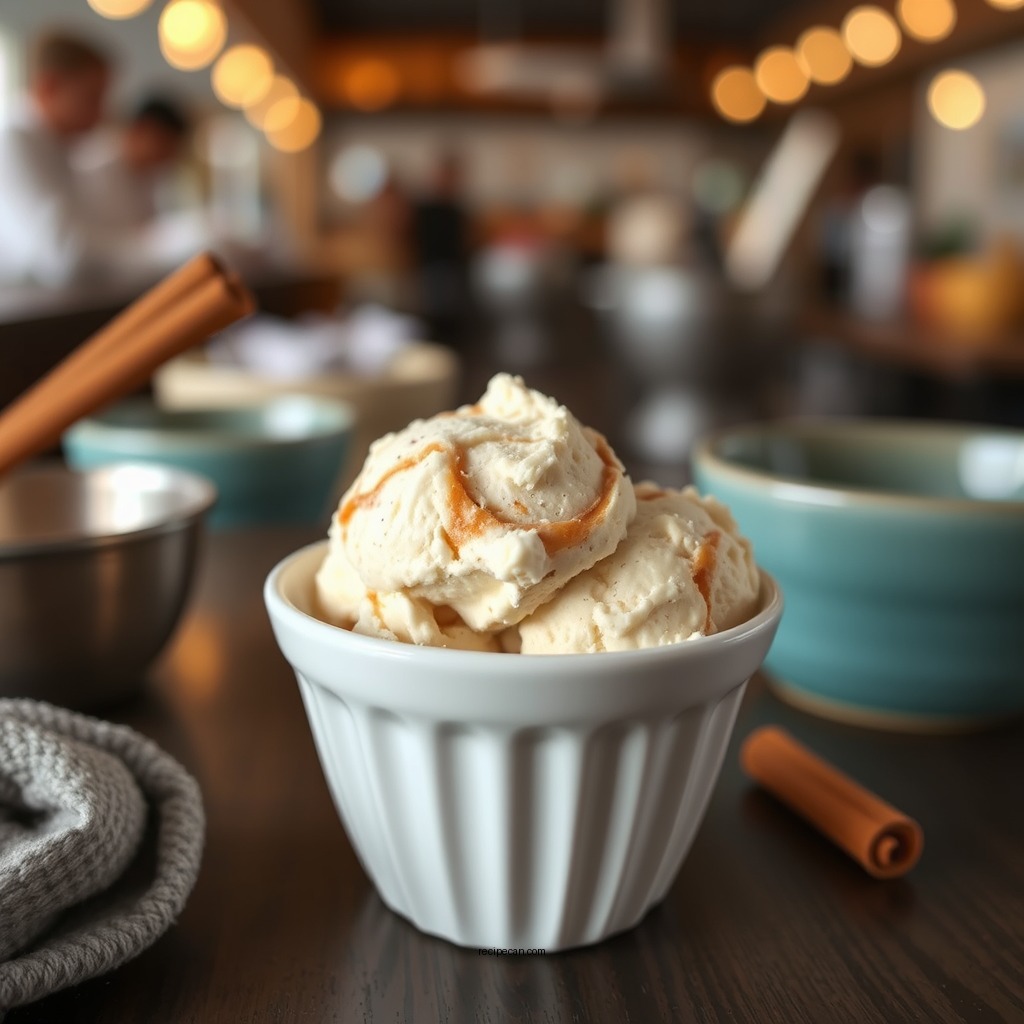 Ingredients You'll Need - cinnamon roll ice cream recipe