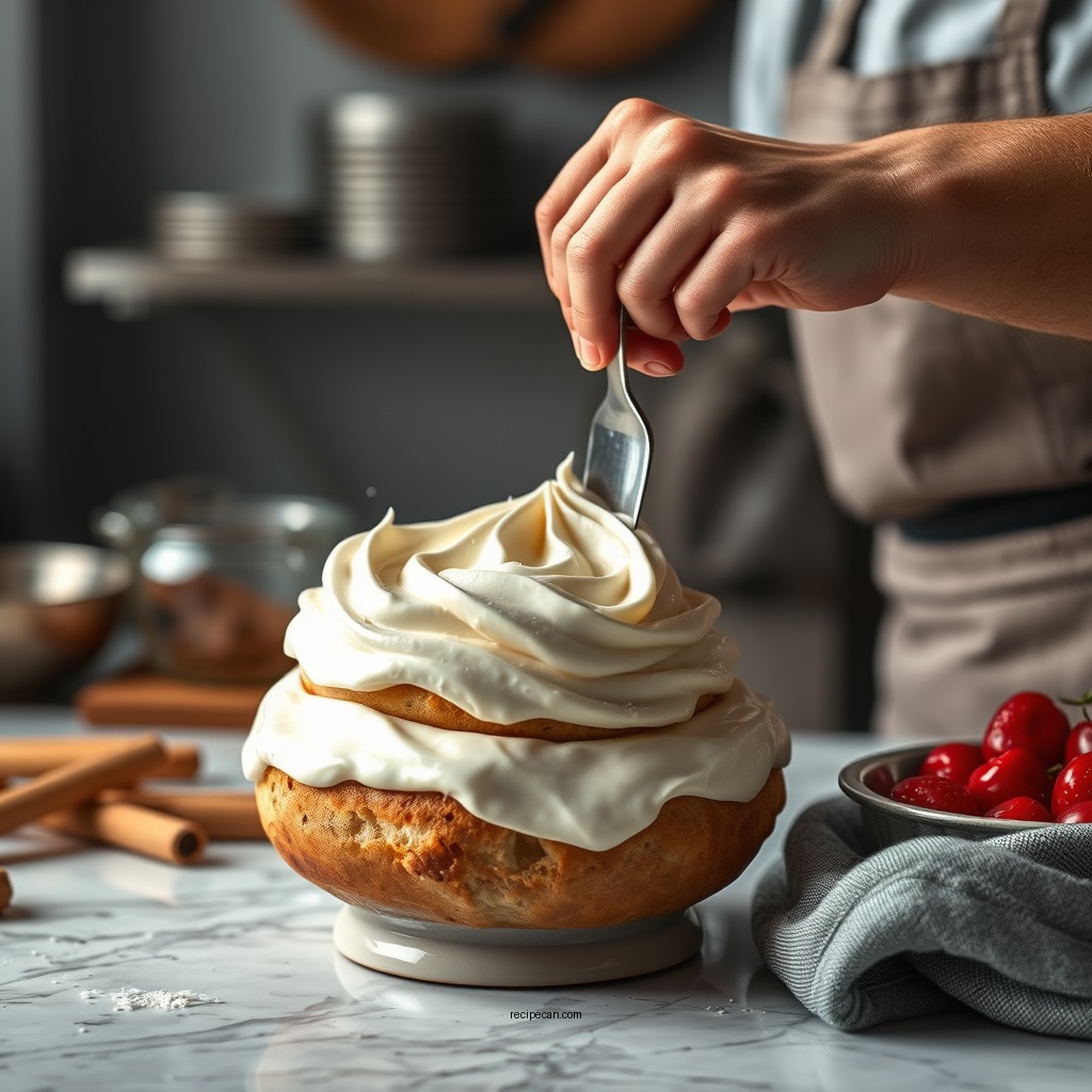 Step-by-Step Instructions - cinnamon roll icing recipe