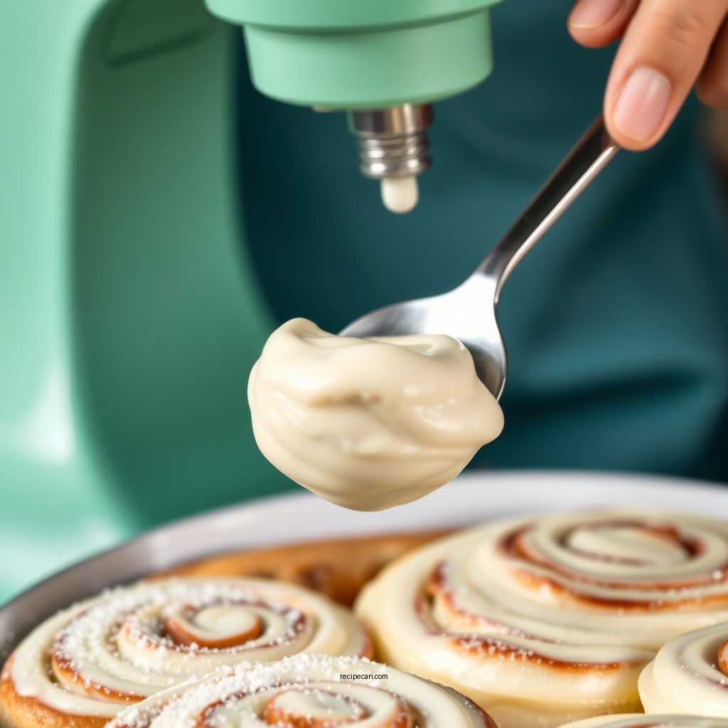 Making the Filling - cinnamon roll recipe with heavy cream