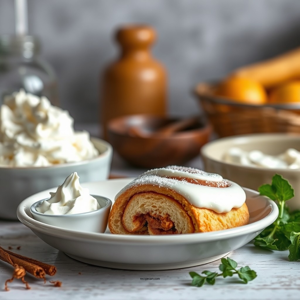 The Ingredients You’ll Need - cinnamon roll recipe with heavy cream