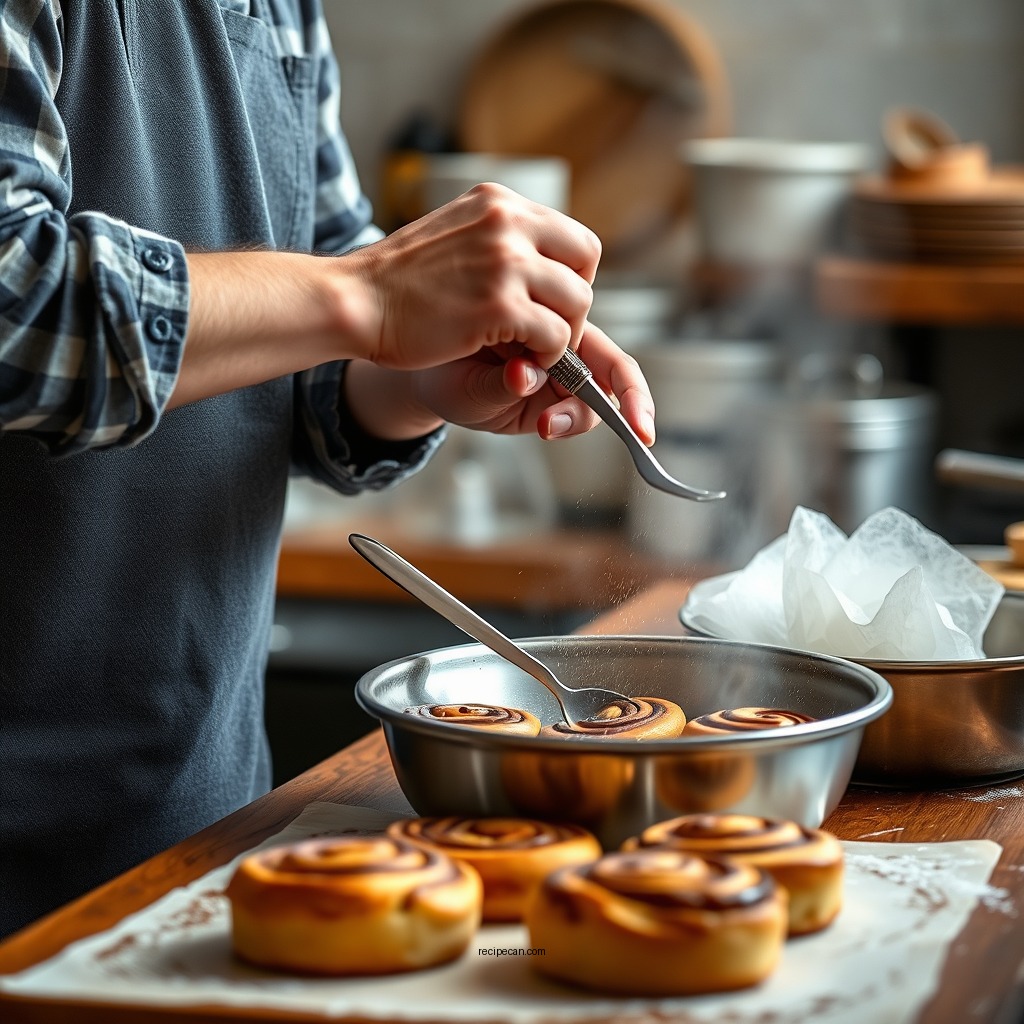 Step-by-Step Preparation - cinnamon rolls recipe easy