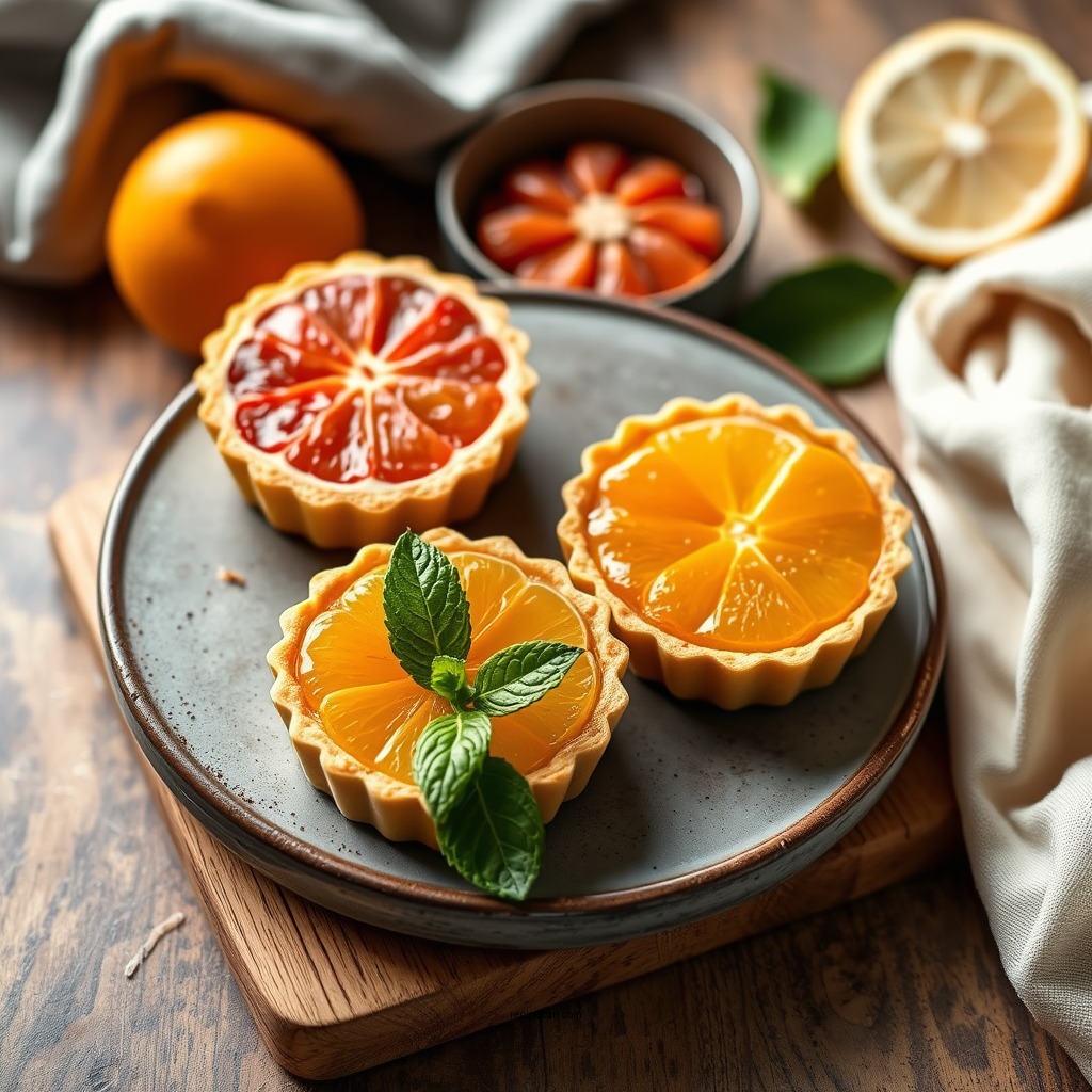 Essential Ingredients for Mini Citrus Tarts - citrus tarts recipe mini