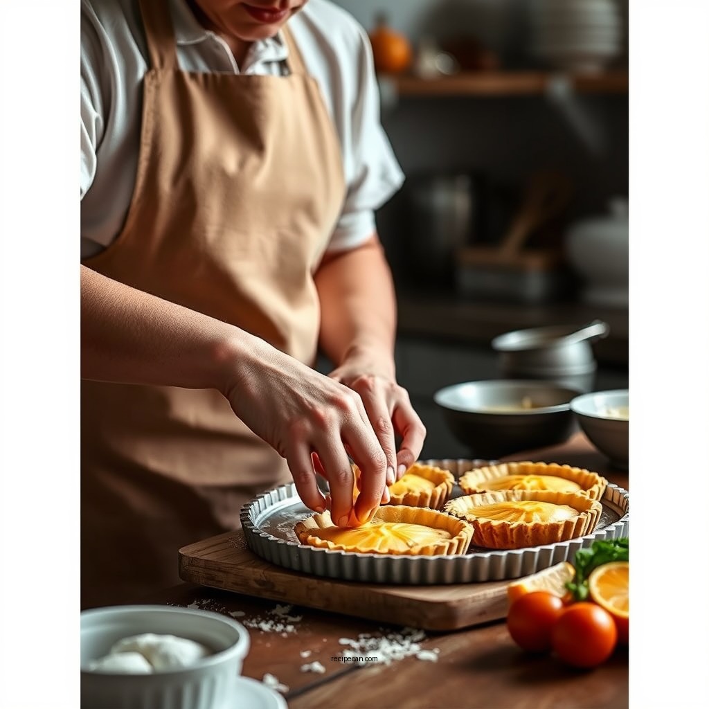 Step-by-Step Tart Crust Preparation - citrus tarts recipe mini