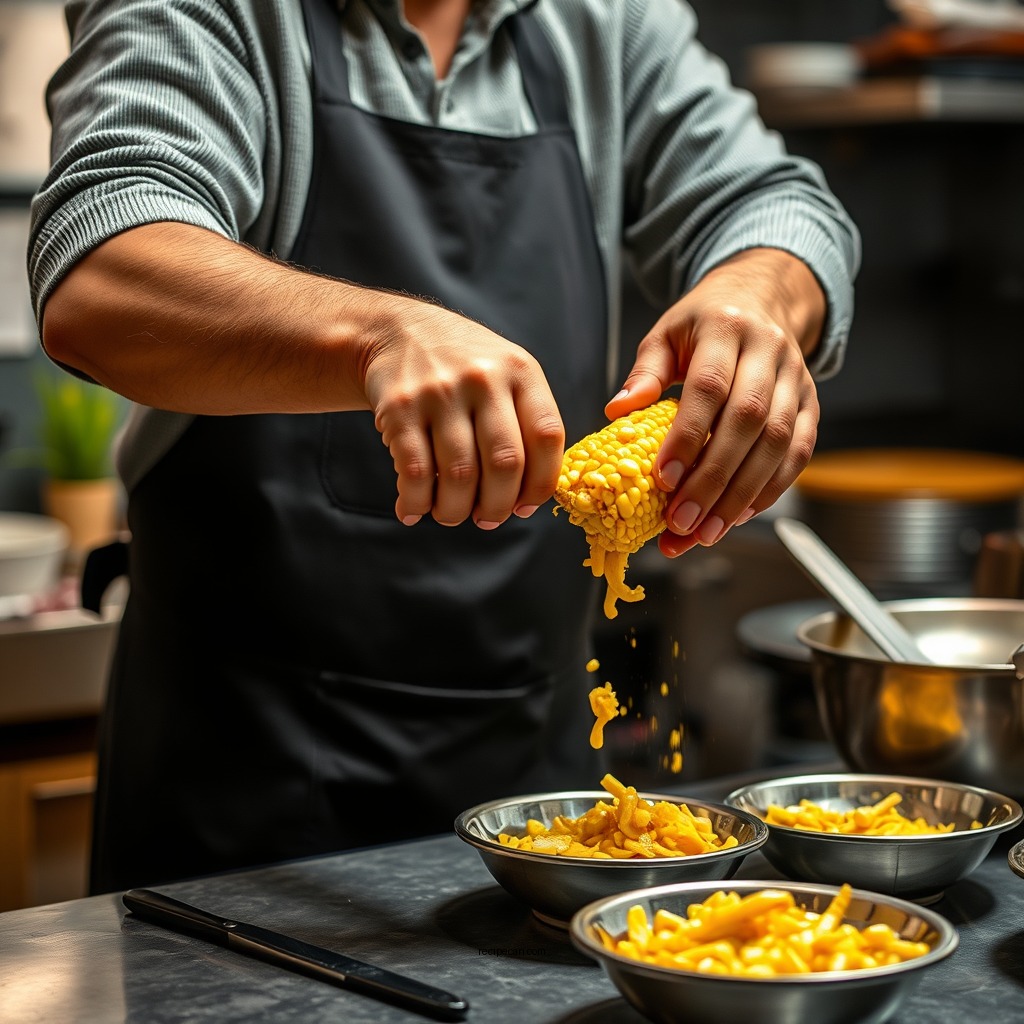 Preparation Steps - city bbq corn pudding recipe