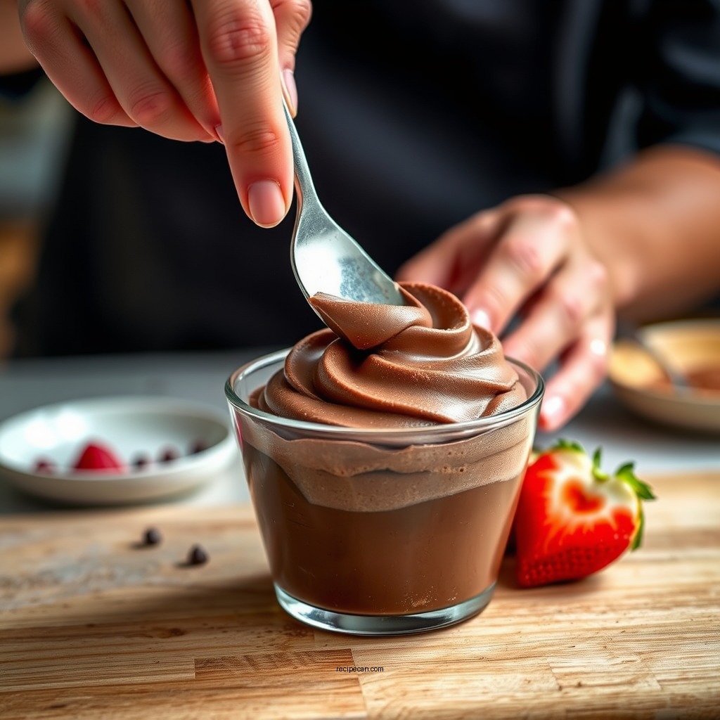 The Preparation Process - classic chocolate mousse recipe