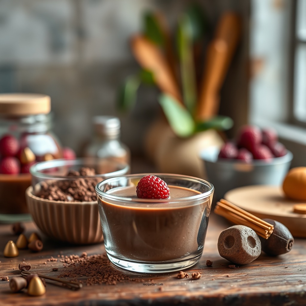 Ingredients You'll Need - cocoa custard recipe