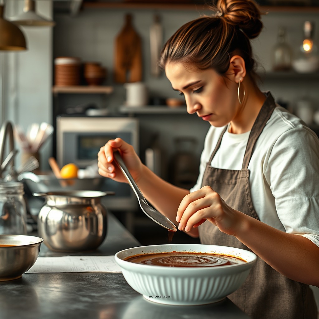 Preparation Steps - cocoa custard recipe