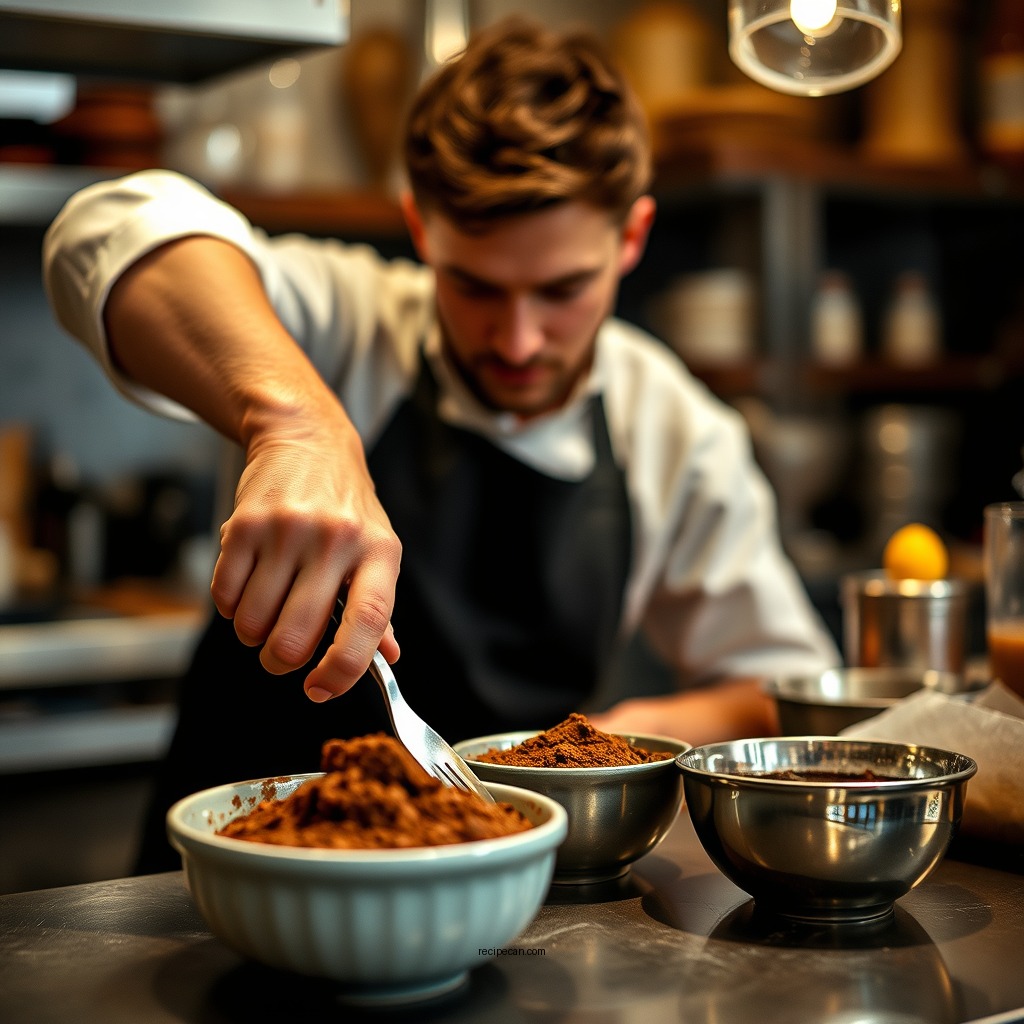 Preparation Steps - cocoa powder chocolate mousse recipe