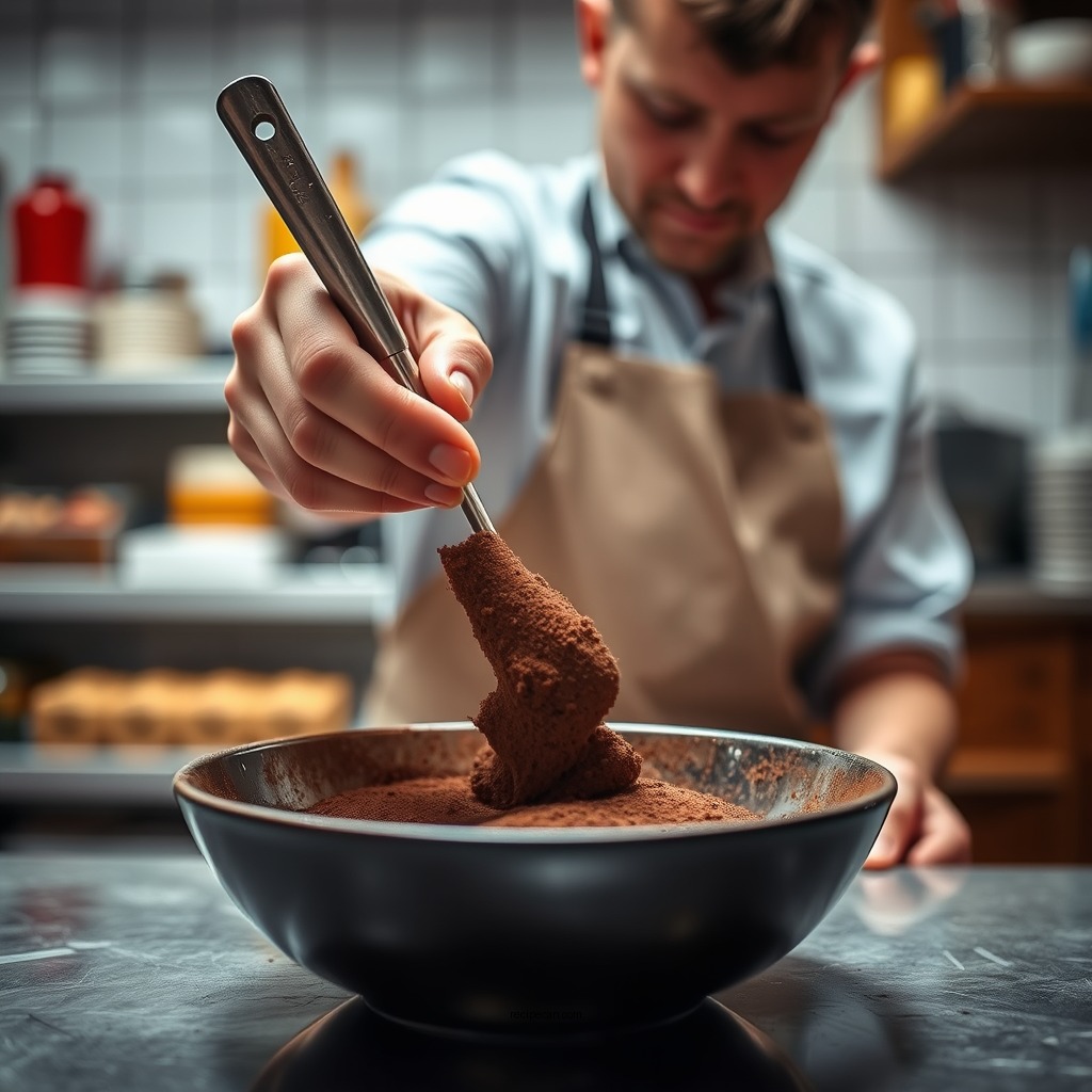 Preparation Steps - cocoa powder mousse recipe