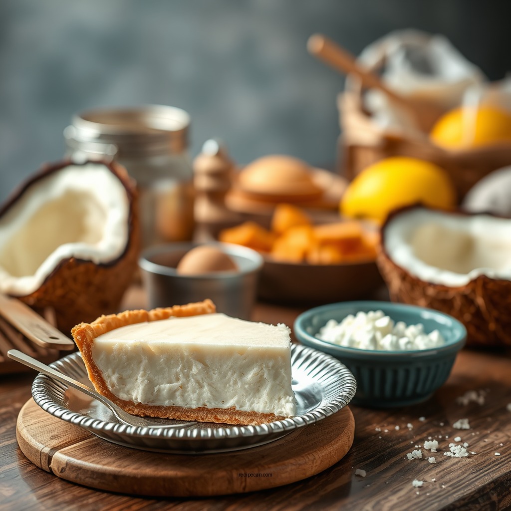 Ingredients You'll Need - coconut custard pie recipe easy