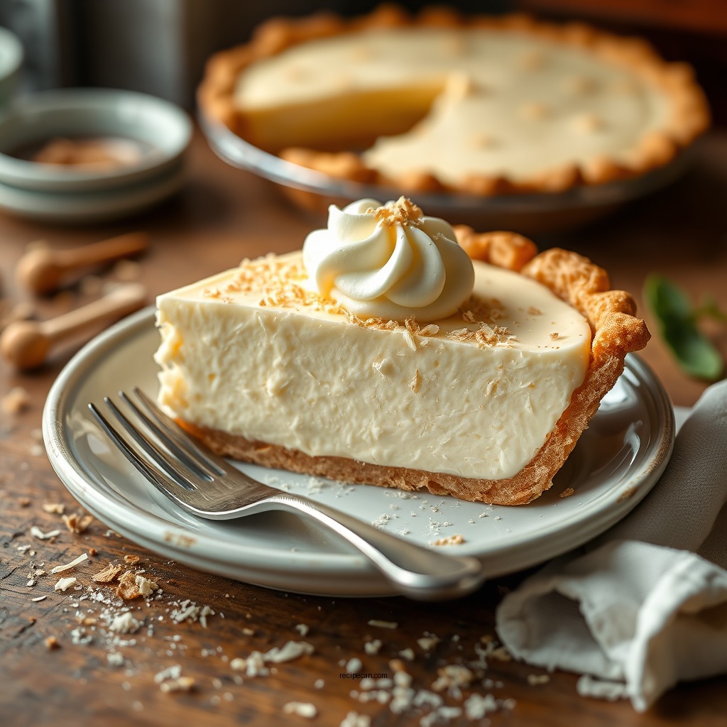 Coconut Custard Pie with a Twist - coconut custard pie recipes